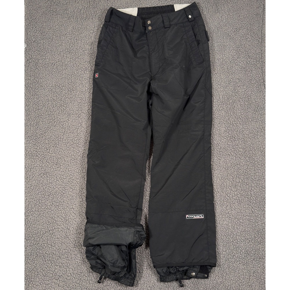 Columbia Convert Snowboard Pants Men's M Performance Black Insulated Ski Lined